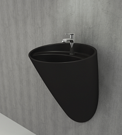 Bocchi Раковина Venezia 53.5 черная матовая – фотография-3